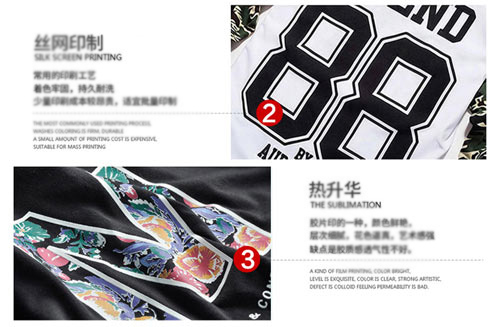 服裝LOGO絲印與熱轉印區別